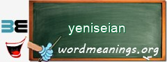 WordMeaning blackboard for yeniseian